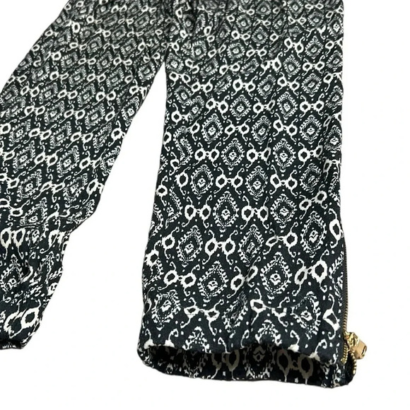 Dex  Y2K pull on harem print pants,Small,NWT. boho,balloon pants,xtra pleat,zip - Picture 8 of 11